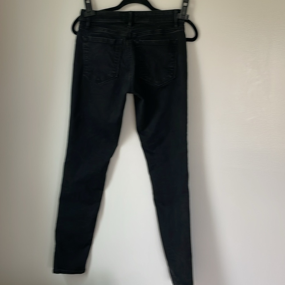 Ann Taylor Loft Black Curvy Skinny Jeans size 26/2 - Picture 6 of 11